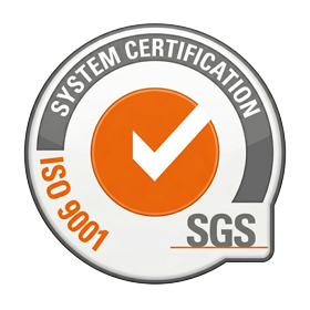 Selo de certificação ISO 9001 da SGS